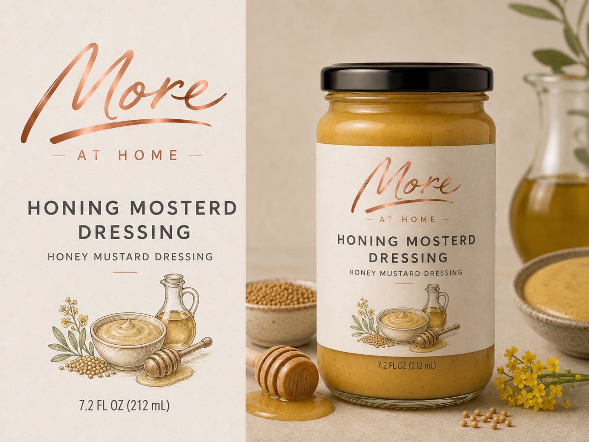 Honing-mosterd dressing van THE NINE by MORE at Home